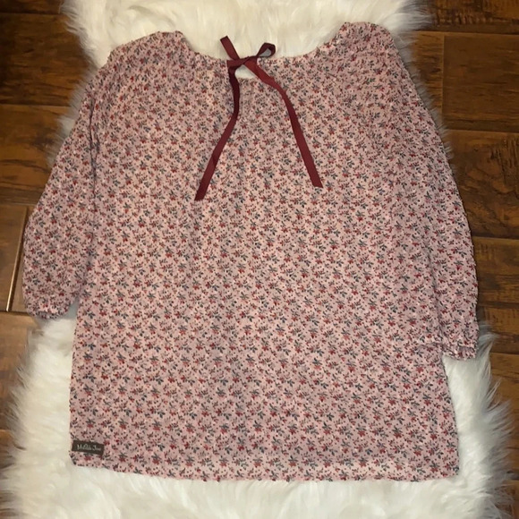 Matilda Jane Floral Blouse Size Small Excellent Used Condition - Picture 3 of 4